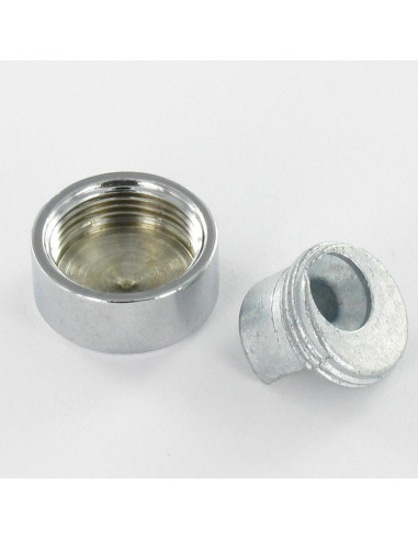 1 x Beugel / haak Messing chroom +BASIS Zamack...