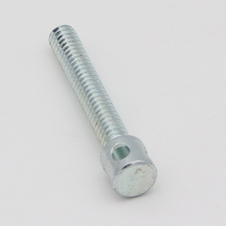 1 x Schroeven voor bedmontage Wit verzinkt staal M7X45 kop 4 gaten
