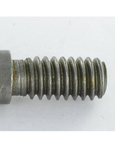 1 x As Wit verzinkt staal lange M8X75 steek van...
