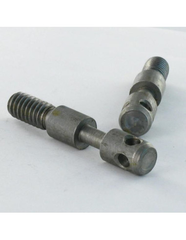 1 x As Ruw staal lange M6X42 steek van100 kop 9