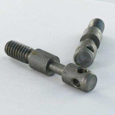 1 x As Ruw staal lange M6X42 steek van100 kop 9