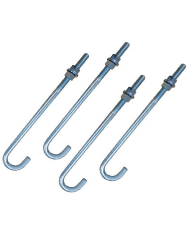1 x Ankerdraad M18X357 bedraad op 150 +2 Moer...