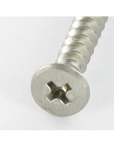 1 x PVC-schroeven RVS A2 cilindrische kop...