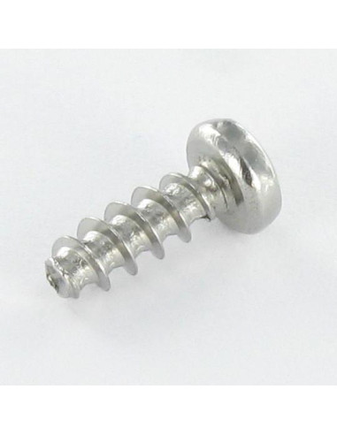 1 x PVC-schroeven bol cilinderkop Pozi 4X12...