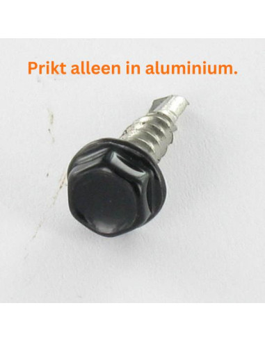1 x Zelfborende schroef zeskantkop TH 6.3X40...