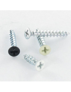 PVC-schroeven RVS A2 gefreesde bolkop phillips 4.2X25...