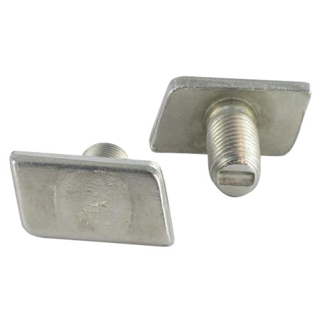 1 x Metalen schroeven kop ruit M6X12 RVS A2