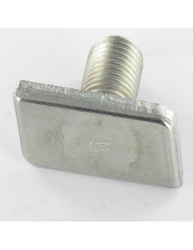 1 x Metalen schroeven kop ruit M6X12 RVS A2