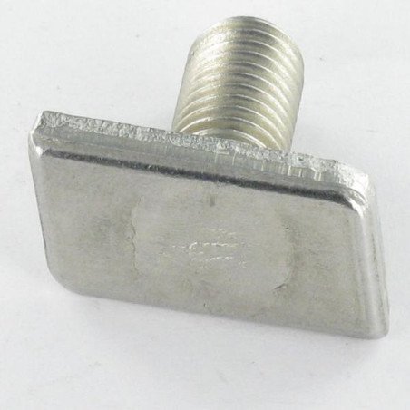 1 x Metalen schroeven kop ruit M6X12 RVS A2