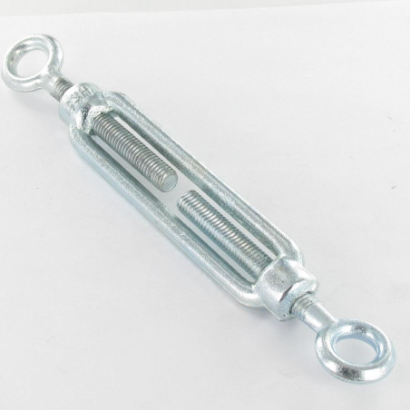 1 x Spanneroog oog 8X110 oog 11 Wit verzinkt staal