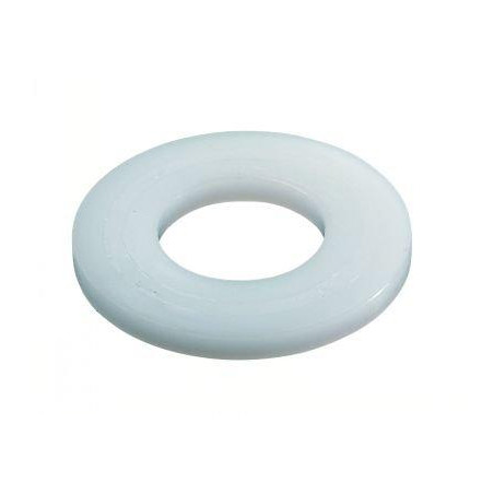 1 x Sluitring plat natuurlijk nylon M30X60X4 M
