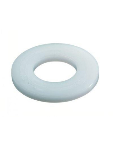 1 x Sluitring plat natuurlijk nylon M20X40X3 M