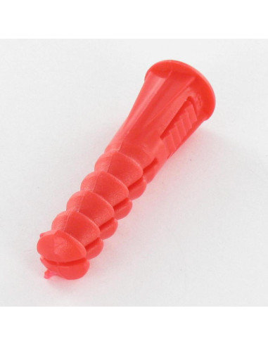 1 x Plug met kraag RAM RC 8X39 rood