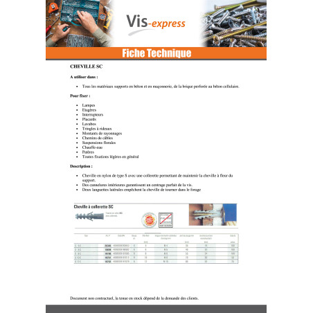 1 x Plug Nylon zonder kraag Fischer S 12X60