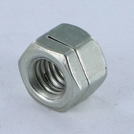 1 x Borgmoer split M6 H130 klasse 8 Wit verzinkt staal