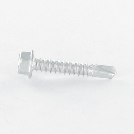 1 x Zelfborende schroef Bimetaal zeskantkop TH kraagflens boor lange 6.3X25