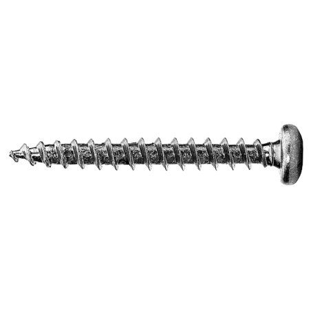 1 x Agglo houtschroeven VBA3 ronde kop Pozi 3X13 Ruw staal roest microschroeven