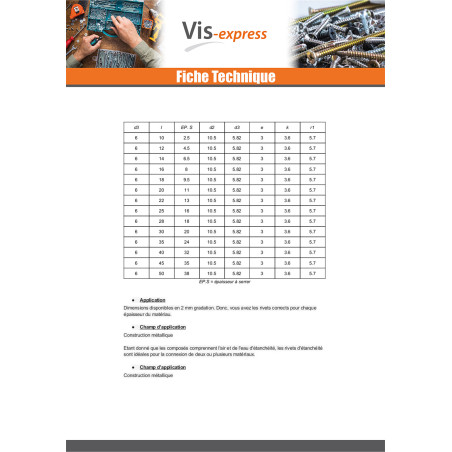 1 x Massieve klinknagel ronde kop RVS A2 6X14