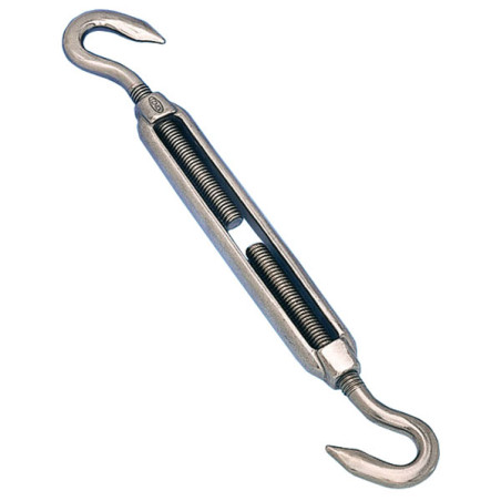 1 x Spanner haak haak 20X200 Wit verzinkt staal