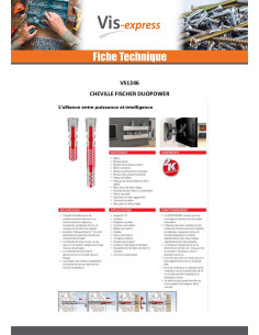 Plug Nylon DUOPOWER Fischer 14X70+VIS10X95 2