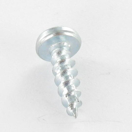 1 x Agglo houtschroeven VBA3 ronde kop TORX 5X40 TORX T20 Wit verzinkt staal