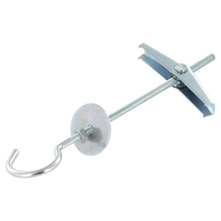 1 x Tuimelplug Fischer M4X100 Wit verzinkt staal KD4
