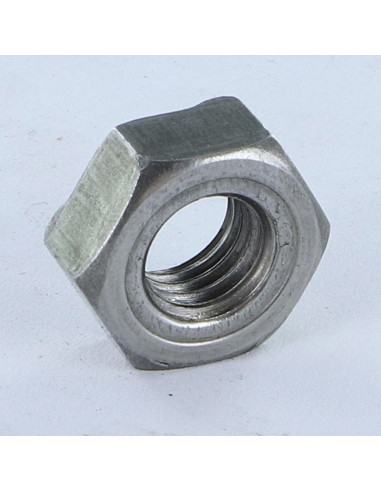 1 x Zeskantmoer om te lassen M16 Ruw staal