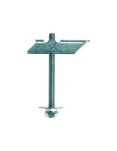 1 x Tuimelplug Fischer M6X100 Wit verzinkt...
