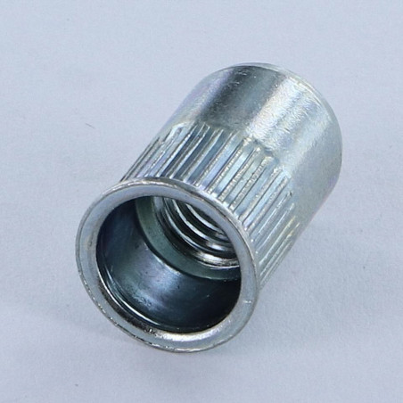 1 x Blindklinkmoeren ACRC M6X14 diameter WAS 9.5 Wit verzinkt staal