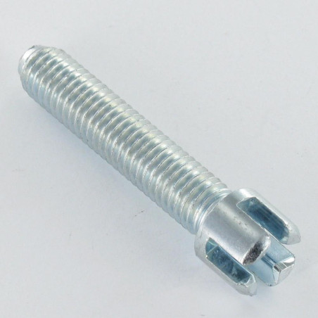 1 x Schroeven voor bedmontage Wit verzinkt staal M8X40 kruiskop