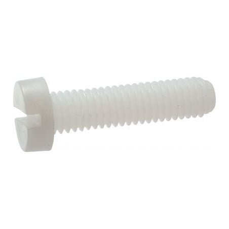 1 x Metalen schroeven Brede bol cilinderkop split M4X16 natuurlijk nylon
