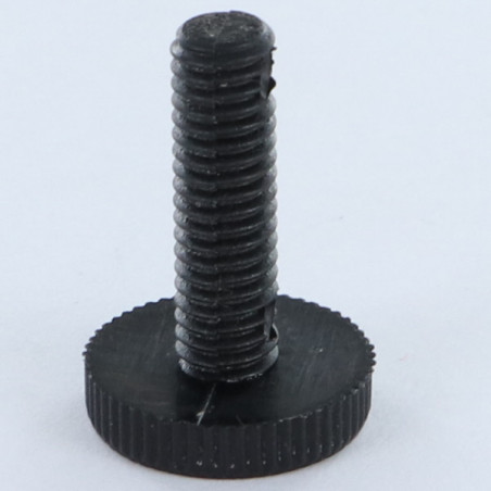 1 x VOET Stelpoot instelling M6X20 kopdiameter 15 Nylon