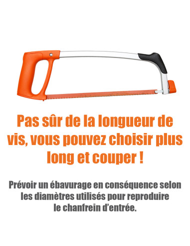 1 x Metalen schroeven zeskantkop TH M8X6...