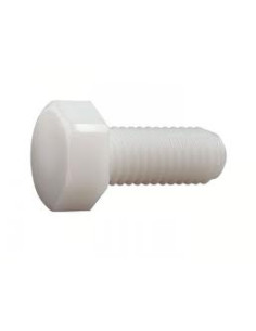 Metalen schroeven zeskantkop TH natuurlijk nylon...