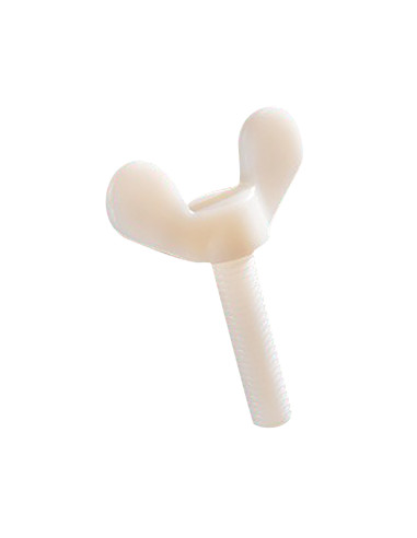 1 x Schroeven oren M6X30 natuurlijk nylon