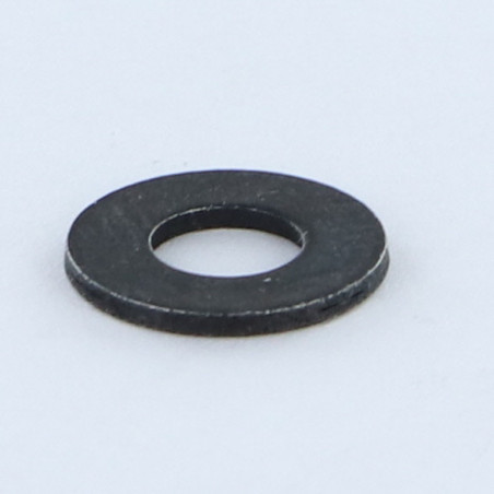 1 x Sluitring plat M5X12X1 M Versterkt gegalvaniseerd zwart nikkel staal - Hoge corrosiebestendigheid