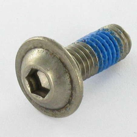 1 x Metalen schroeven Zeshoekig hol kraagflens M6X16 sleutel van 4 RVS A2 Remdraad