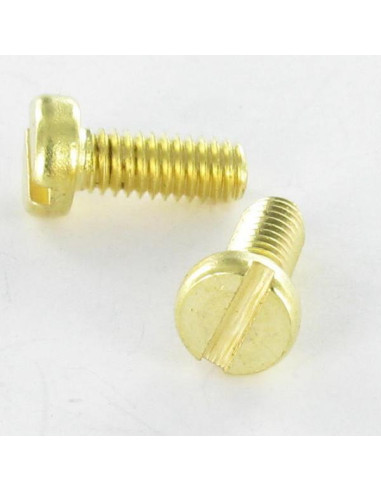 1 x Metalen schroeven Messing cilindrische kop...