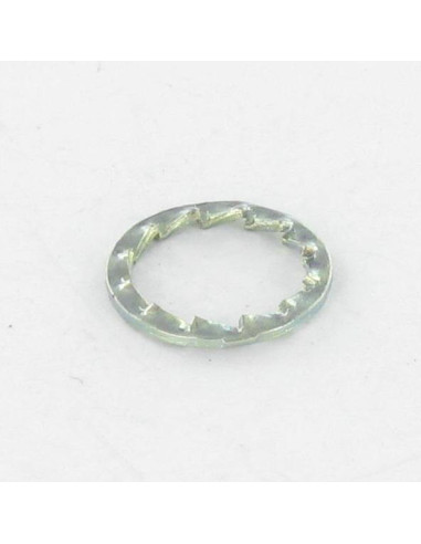1 x Getande ring JZE M10X14.3X0.5 Wit verzinkt...
