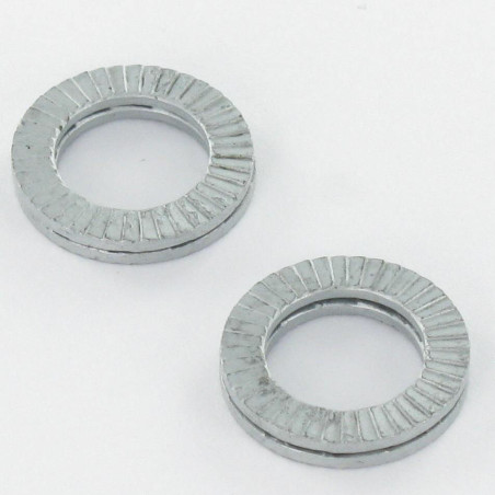 1 x Sluitring NORD-LOCK ® Ruw staal DELTA BESCHERMEN M16 720 uren zoutnevel zonder rode roest
