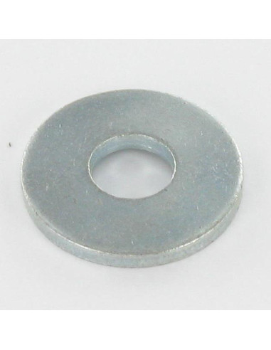1 x Sluitring conisch M8X22X2.2 Wit verzinkt staal