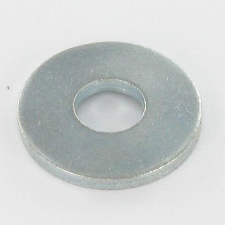 1 x Sluitring conisch M8X22X2.2 Wit verzinkt staal