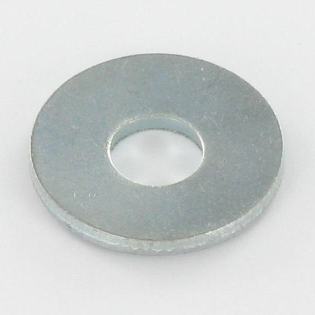 1 x Sluitring conisch M8X22X2.2 Wit verzinkt staal