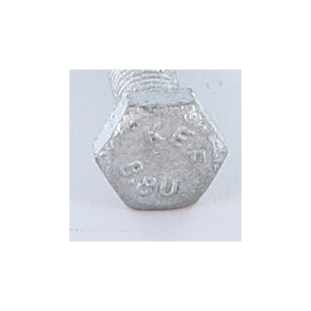 1 x Metalen schroeven zeskantkop TH M12X20 klasse 10.9 Ruw staal