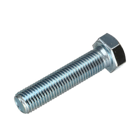 1 x Metalen schroeven zeskantkop TH M16X60 klasse 10.9 Wit verzinkt staal