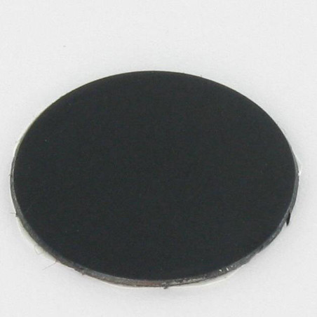 1 x Zelfklevende dop diameter 20 Zwart