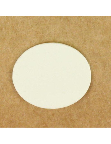 1 x Zelfklevende dop diameter 12 ivoor