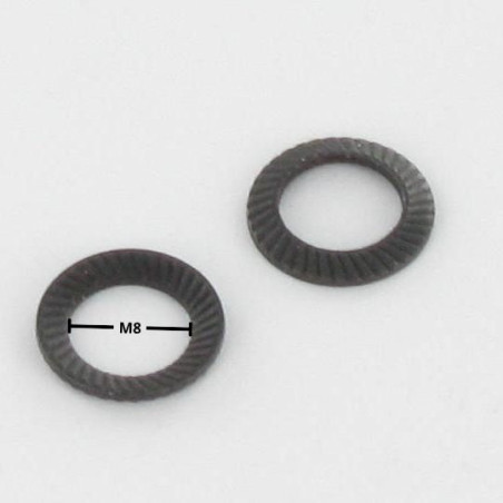 1 x Sluitring SCHNORR M8 Ruw staal Type S 420400