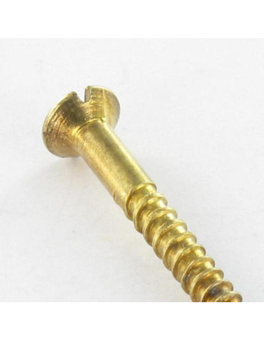 1 x Houtschroeven gefreesde kop split 3,5X30...