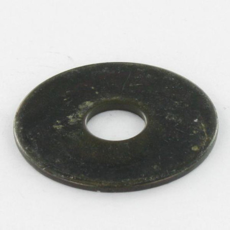 1 x Sluitring plat M5X16X1 L Zwart gegalvaniseerd staal